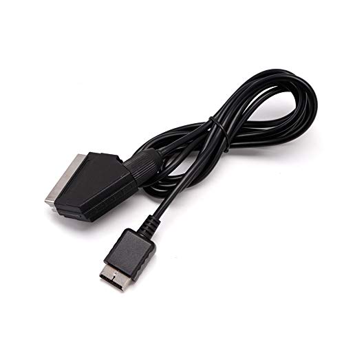 CHILDMORY 1.8m 6Ft RGB SCART Wire Cable TV AV for Playstation 2 PS2 PS3 Line Console（Not for HDMI）