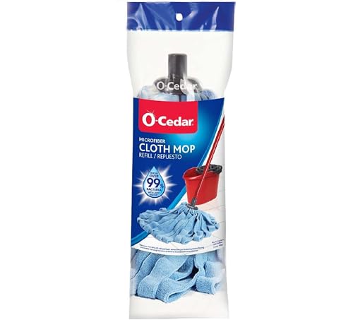 O-Cedar Microfiber Cloth Mop Refill, Blue