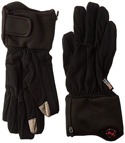 Mobile Warming Unisex-Adult Heated 7.4v Gloves Liner (Black, XX-Large)