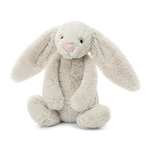 Jellycat Bashful Oatmeal Bunny Stuffed Animal, Medium 12 inches