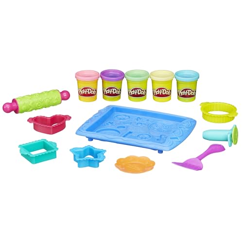 Play-Doh Kitchen Creations Cookie Creations Play Food Set for Kids 3 Years and Up with 5 Non-Toxic Play-Doh Colors (Amazon Exclusive)