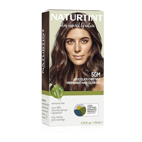 Naturtint Permanent Hair Color 5GM Chocolate Chestnut (Pack of 1), Ammonia Free, Vegan, Cruelty Free, up to 100% Gray Coverage, Long Lasting Results