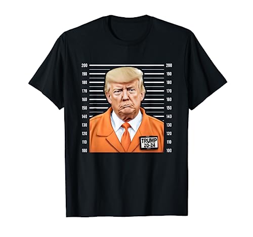 Funny Trump 2024 Prisoner Mugshot T-Shirt