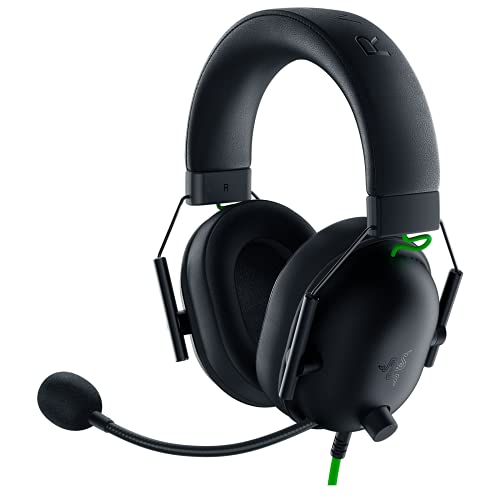 Razer BlackShark V2 X Gaming Headset: 7.1 Surround Sound Capable - 50mm Drivers - Memory Foam Cushion - for PC, PS4, Nintendo Switch - 3.5mm Headphone Jack - Classic Black (Renewed)