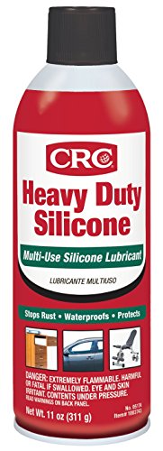 CRC Heavy Duty Silicone Lubricant, 11 Wt Oz, Clear Colorless Liquid