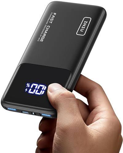 INIU Portable Charger, Slimmest Fast Charging 10000mAh USB C in/Out Power Bank, 22.5W PD3.0 QC4+ Battery Pack, Portable Phone Charger for iPhone 15 14 13 12 11 Pro Samsung S22 S21 Google AirPods iPad