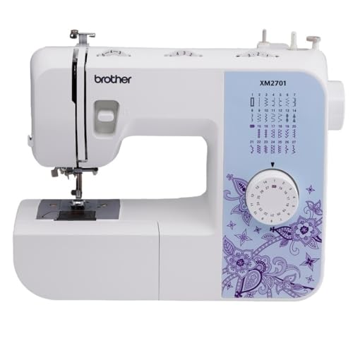 Brother Sewing Machine, XM2701, Lightweight Machine with 27 Stitches, 6 Included Sewing Feet