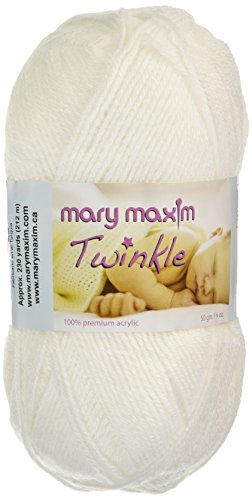 Mary Maxim Twinkle Yarn, White