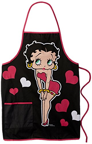 Spoontiques – Cotton Apron – 100% Cotton Cooking Apron with Tie Back and Pocket – One Size Fits Most – Machine Washable
