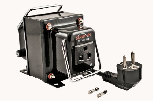Simran THG-5000 Step Down Voltage Converter Transformer, 5000 WATT, Black