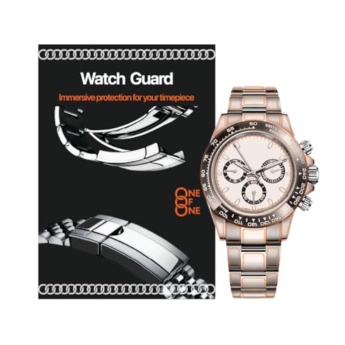 ONE OF ONE Watch Guard Full protection film for Rolex Watch x1 Full Set (Daytona, Ceramic, Combi and Gold Bezel Year 2016 and Forward, Ref. 116500, 116503, 116505, 116508, 116509)