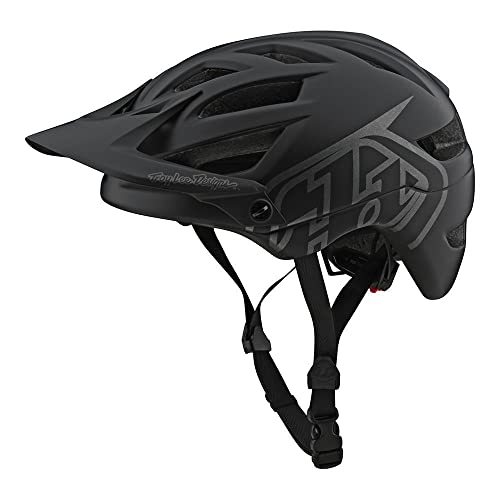 Troy Lee Designs A1 Bike Helmet W/MIPS Mounain Bike, MTB, Downhill, Gravel, BMX, Trail. Classic Black - Medium/Large