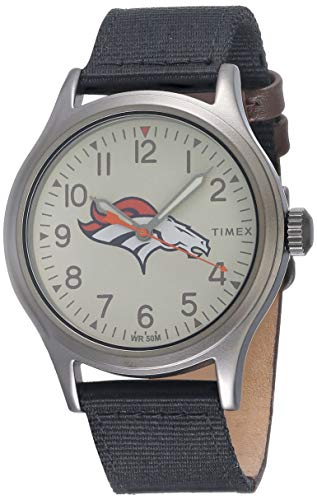 Timex Men's TWZFBROMB NFL Clutch Denver Broncos Watch