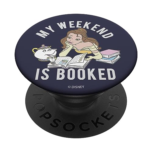 Disney Beauty And The Beast Belle My Weekend Is Booked PopSockets Standard PopGrip
