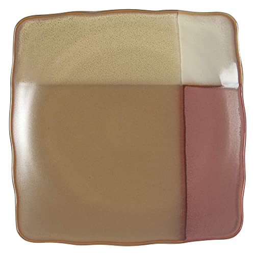 Sango Gold Dust Sienna Square Salad Plate