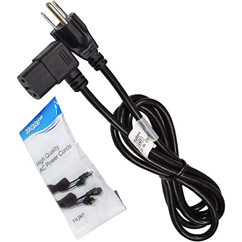 HQRP AC Power Cord Compatible with LG 32LG30 32LG30DC 32LG40 32LG60 32LH200C 32LH210C 42LN5700 Mains Cable