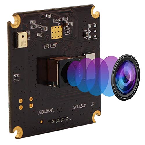 13mp USB Camera Module with Microphone Autofocus Audio Video Webcam Board for Computer Mini UVC USB2.0 PC Camera Industrial Embedded USB with Camera IMX214 Lightburn Camera for Laptop Jetson Nano