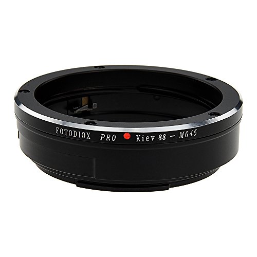 Fotodiox Pro Lens Mount Adapter - Kiev 88 Lens to Mamiya 645 (M645) Mount SLR Camera Body