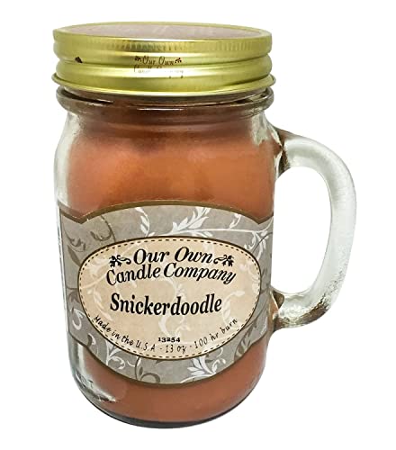Our Own Candle Company Snickerdoodle Scented 13 Ounce Mason Jar Candle