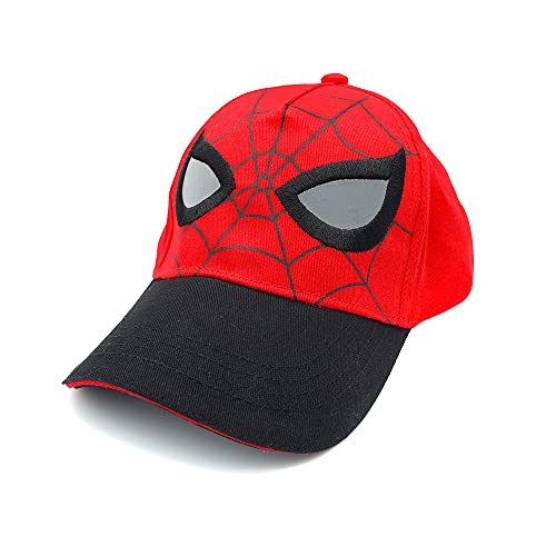 Marvel Spiderman Hat for Boys, Breathable Spiderman Baseball Cap for Toddlers, Boys Ages 3-9