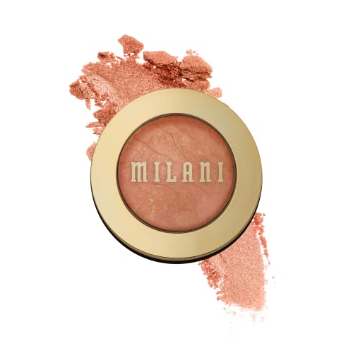 Milani Baked Blush - Bellissimo Bronze (0.12 Ounce) Cruelty-Free Powder Blush - Shape, Contour & Highlight Face for a Shimmery or Matte Finish