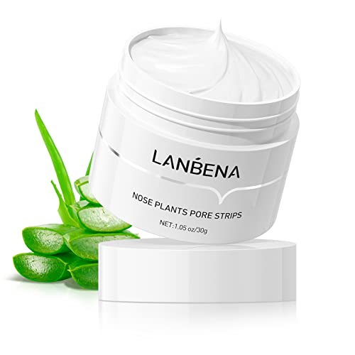 LANBENA Blackhead Remover, Nose Plants Pore Strips Deep Cleansing Peel off Mask & 60Pcs Nose StripsBlack Heads Remover from Face