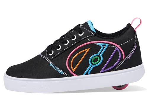 HEELYS Pro 20 LG (Little Kid/Big Kid/Adult) Black/Multi Color 4 Big Kid, 4 Men's, 5 Women's M