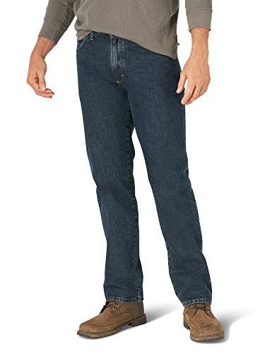 Wrangler Authentics Men's Classic 5-Pocket Regular Fit Cotton Jean, Storm, 34W x 30L