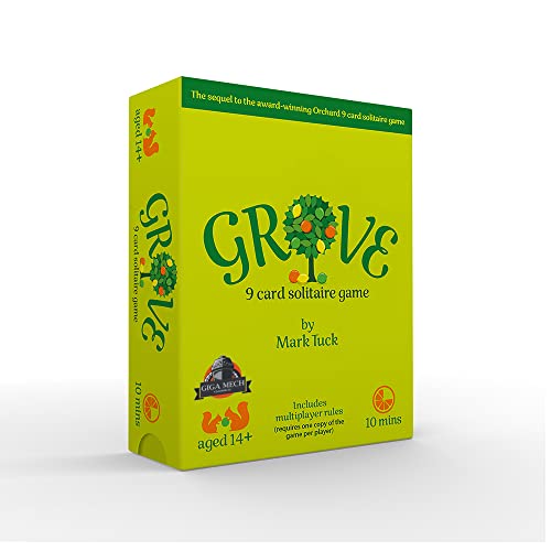 Giga Mech Games Grove: A 9 Card Solitaire Game (Grow Your Fruit Grove with The Help, or hindrance, of a Cheeky Squirrel )