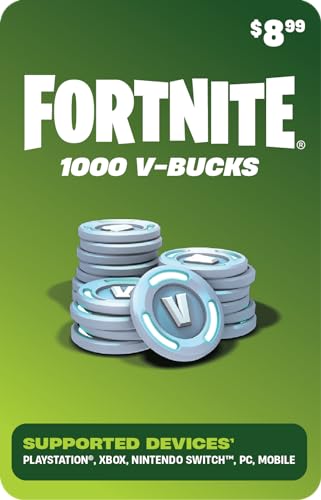 FORTNITE Digital V-Bucks 1000 -PlayStation/Xbox/Nintendo Switch/PC/Mobile [Digital Code]