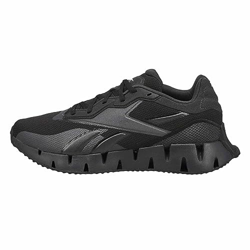 Reebok Unisex Zig Dynamica 4 Sneaker, Black/Pure Grey, 10 US Men