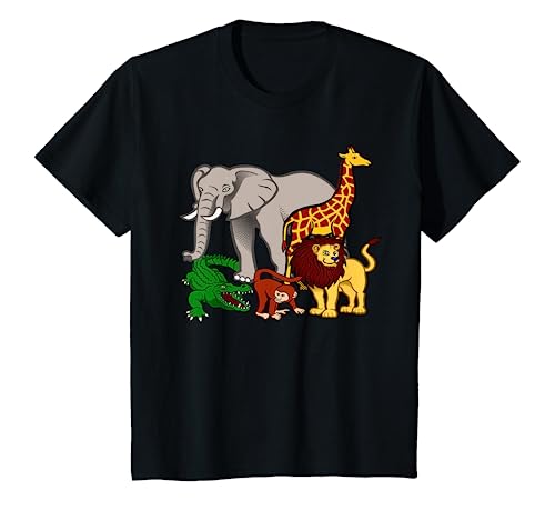 Kids Safari Animal Friends Gift T-Shirt