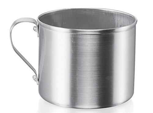Imusa Stovetop Use or Camping 0.7 Quart Aluminum Mug, 1 Count (Pack of 1), Silver