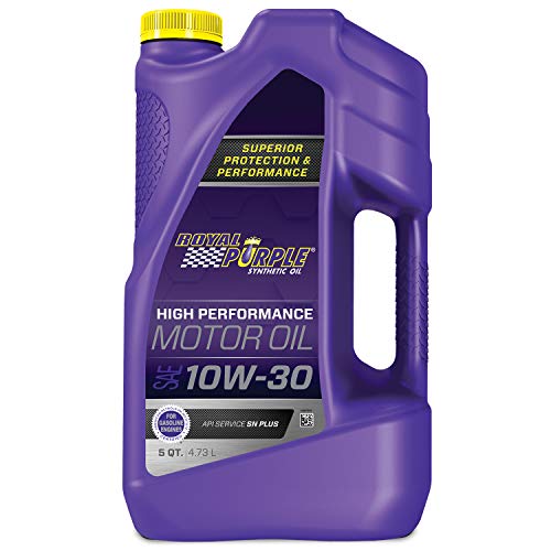 Royal Purple 51130 API-Licensed SAE 10W-30 High Performance Synthetic Motor Oil - 5 qt., Model:ROY51130