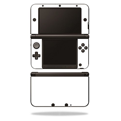 MightySkins Skin Compatible with Nintendo 3DS XL Original (2012-2014 Models) Sticker Wrap Skins Solid White