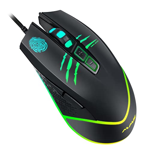 Wired Gaming Mouse,7 Buttons,4 Adjustable DPI Wired Mouse for Computer