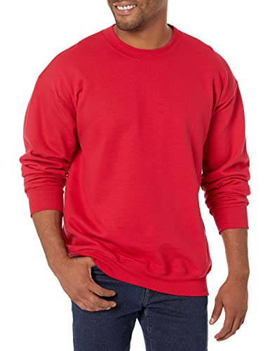 Hanes Men's Ultimate Cotton Heavyweight, Deep Red, X-Large