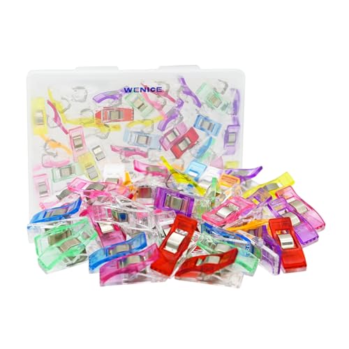 Sewing Clips for Fabric and Quilting,WENICE Embroidery Clips of Sewing Products for Sewing Supplies and Accessories