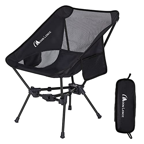 MOON LENCE Portable Camping Chair Backpacking Chair - The 4th Generation Ultralight Folding Chair - Compact, Lightweight Foldable Chairs for Hiking Mountaineering Beach