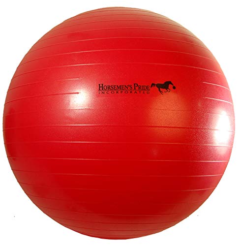 Horsemen's Pride 25-Inch Mega Ball for Horses, Red