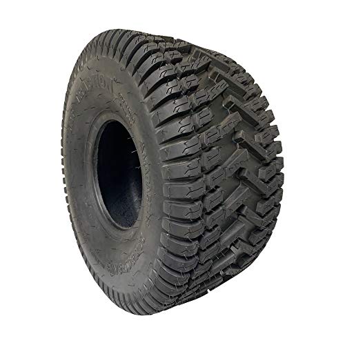 MARASTAR 20808-TO Turf Traction 20x8.00-8 4PR Rear Tire Only for Riding Mowers, Black