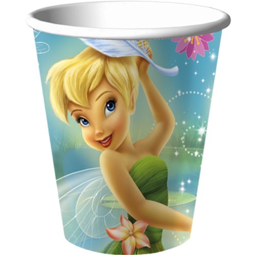 Disney Fairies Tinkerbell Party Favors - 9 oz Cups