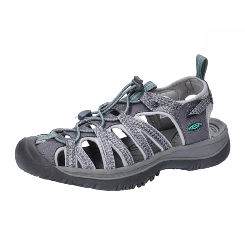 KEEN Women's Newport H2 Closed Toe Water Sandals, Navy/Magnet, 9