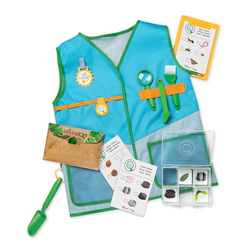 Melissa & Doug Let’s Explore Naturalist Vest Play Set – 20 Pieces