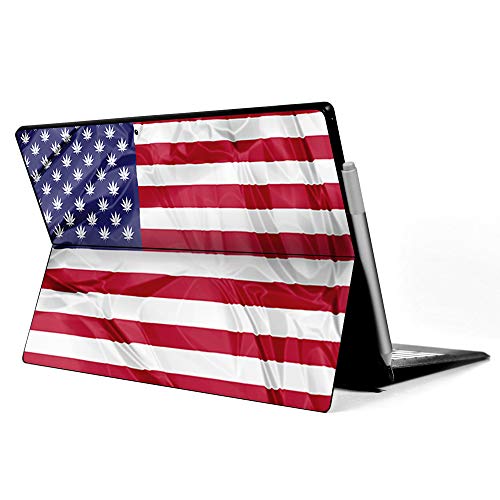 IT'S A SKIN Microsoft Surface Pro 6 (fits Most Older Models) Decal Vinyl Wrap | American Flag Pot Leaf Stars Marijuana