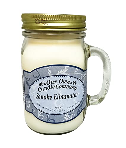 Our Own Candle Company Smoke Eliminator Scented 13 Ounce Mason Jar Candle