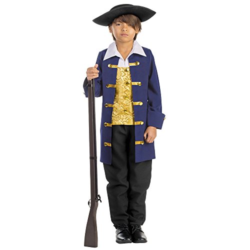 Dress Up America Boys Colonial Aristocrat Costume,Blue,Medium 8-10 (31waist, 47height)