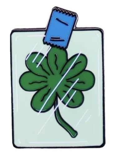Futurama 7 Seven Leaf Clover Philip Fry Yancy Animated Comedy TV Show 1.25' Enamel Pin Badge