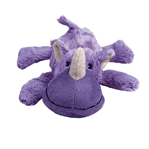 KONG - Cozie Rosie Rhino - Indoor Cuddle Squeaky Plush Dog Toy - For Medium Dogs