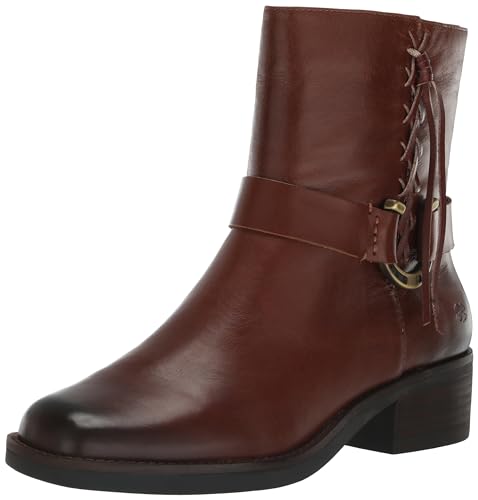 Lucky Brand Women's Kamany Braided Bootie Ankle Boot, Roasted, 8